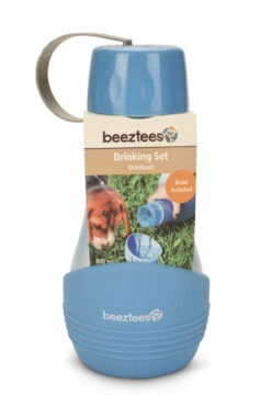 Beeztees Draagbare Drinkset Aventura Blauw 850 Ml -Trixi Huisdier Winkel 0650131 verp1