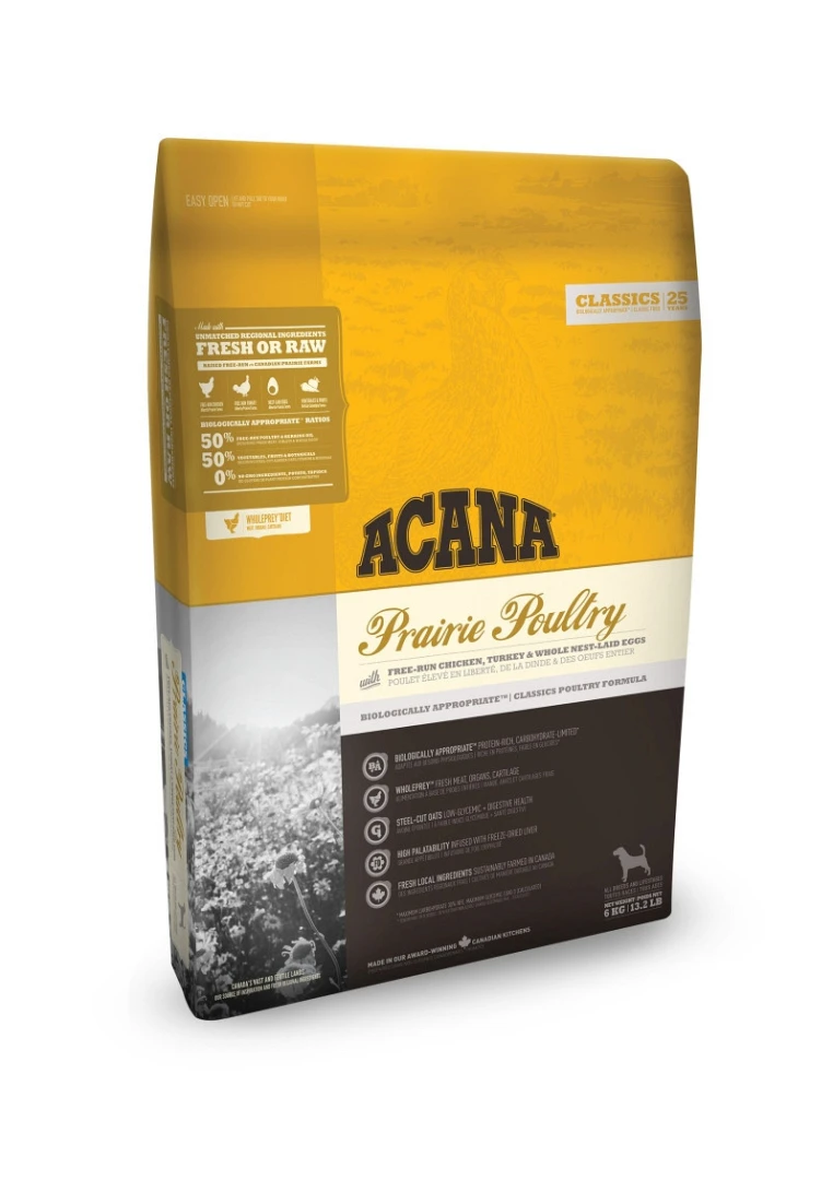 Acana Classics Hondenvoer Prairie Poultry 6 Kg 1 Acana Classics Hondenvoer Prairie Poultry 6 Kg