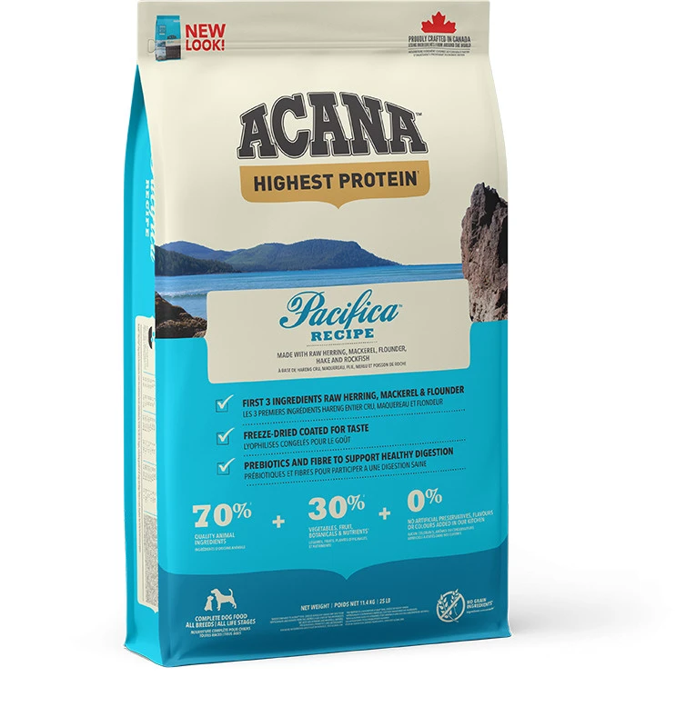 Acana Highest Protein Hondenvoer Pacifica 11,4 Kg 1 Acana Highest Protein Hondenvoer Pacifica 11,4 Kg