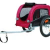 TRIXIE Hondenfietskar Zwart/rood