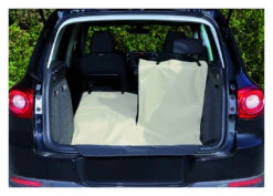 TRIXIE Kofferbakdeken Beige/zwart