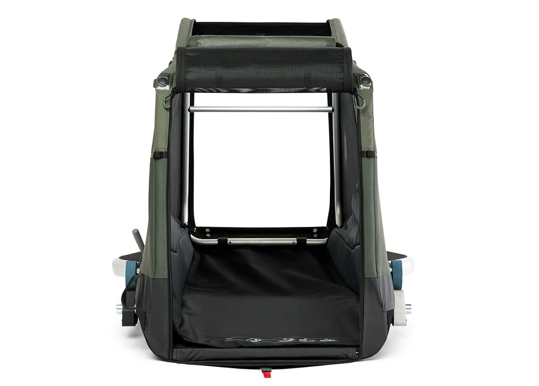 Croozer Hondenfietskar Dog Mikke Groen + Gratis Kussen - Afbeelding 4