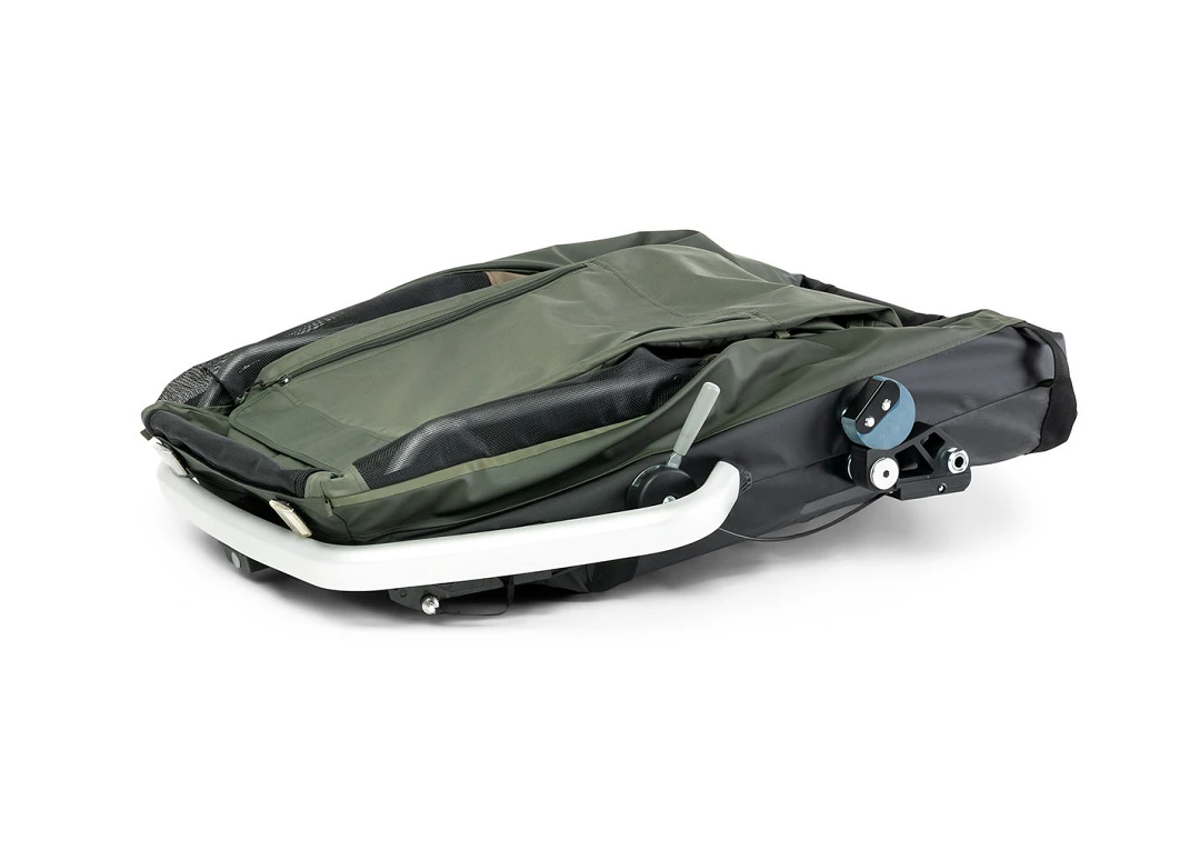 Croozer Hondenfietskar Dog Mikke Groen + Gratis Kussen - Afbeelding 2