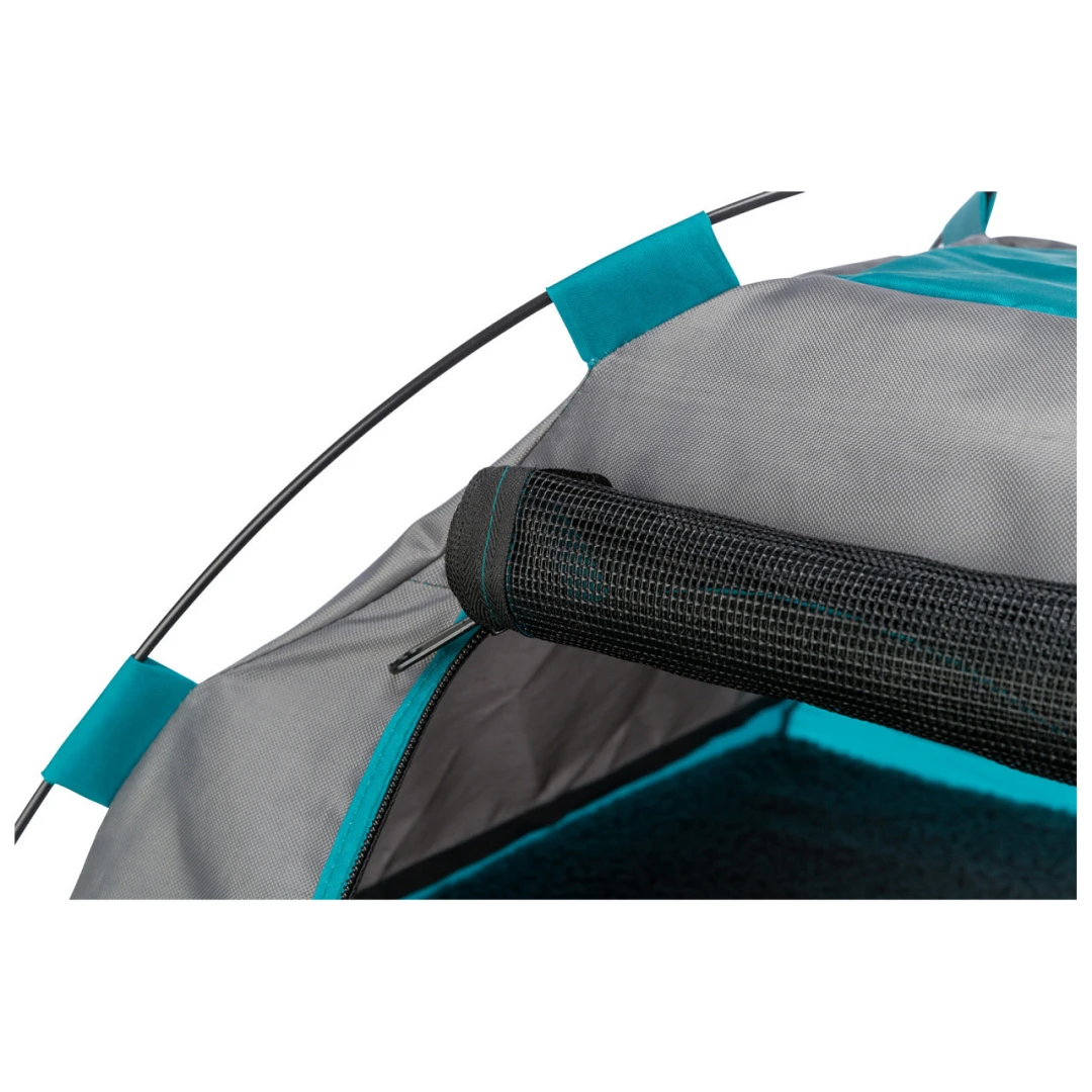 TRIXIE Hondentent Donkergrijs/Petrol 3 TRIXIE Hondentent Donkergrijs/Petrol - Afbeelding 3