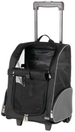 TRIXIE Trolley Hond Zwart/grijs