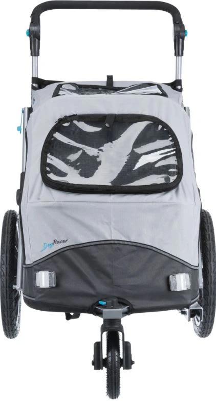 TRIXIE Opvouwbare Hondenfietskar Grijs 5 TRIXIE Opvouwbare Hondenfietskar Grijs - Afbeelding 5