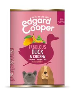 Edgard & Cooper Hondenvoer Puppy Eend En Kip 400 Gr
