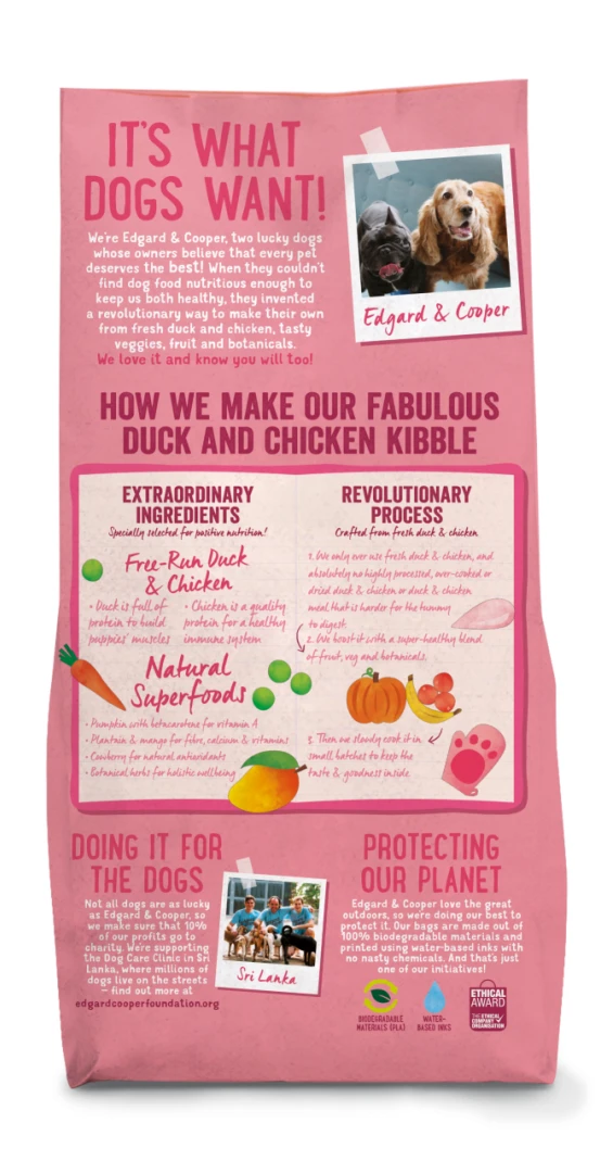 Edgard & Cooper Hondenvoer Puppy Eend En -kip 7 Kg 2 Edgard & Cooper Hondenvoer Puppy Eend En -kip 7 Kg - Afbeelding 2