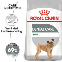 Royal Canin Hondenvoer Dental Care Mini 8 Kg -Trixi Huisdier Winkel royal canin dental care mini extra zorg gebit volwassen kleine honden hero packshot